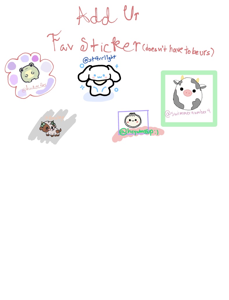 Add Ur Fav Sticker Notability Gallery