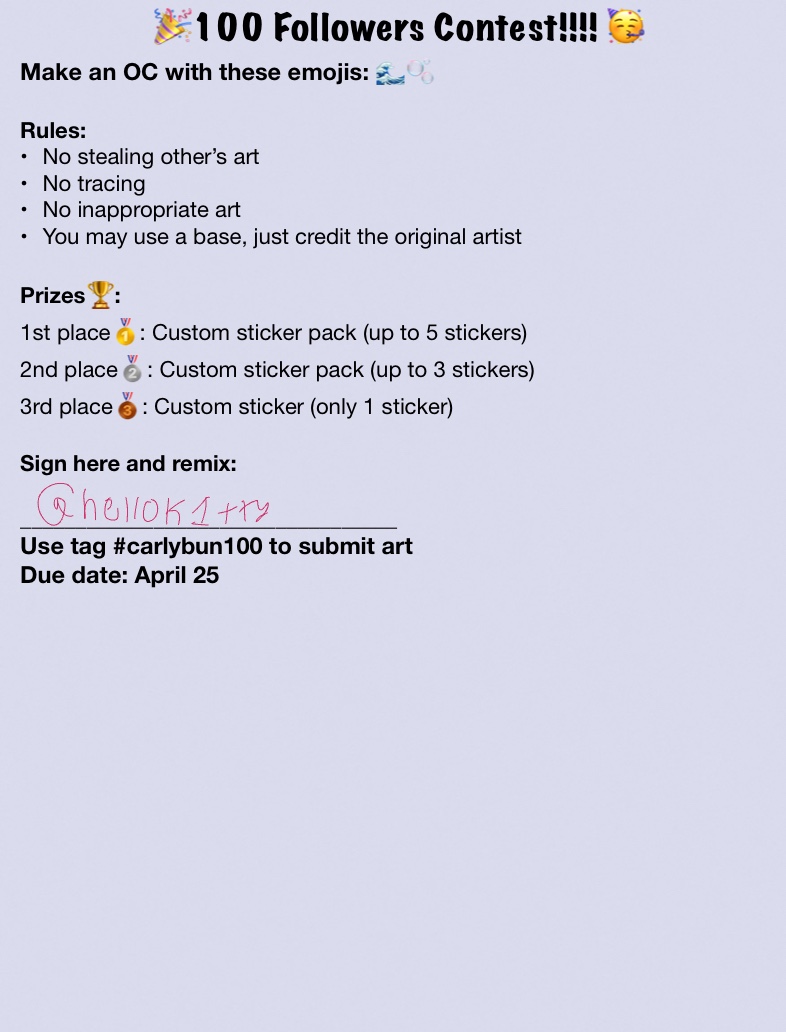 Follower Special Contest Notability Gallery