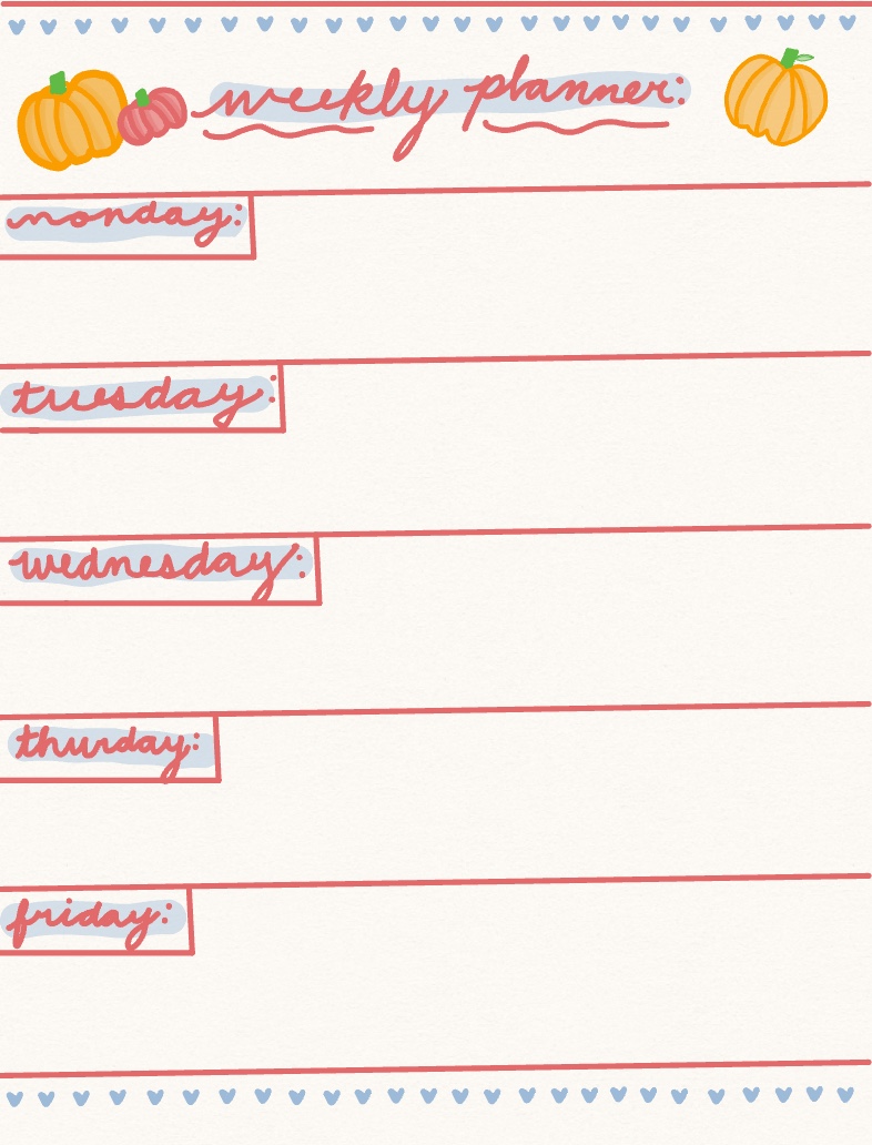 Weekly Planner Notability Gallery