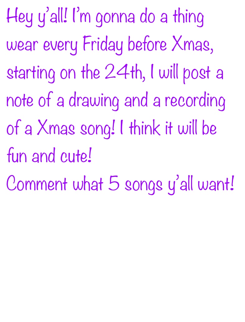 Comment Ur Fave Xmas Songs Notability Gallery