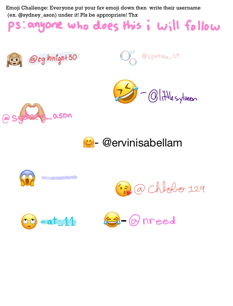 Emoji Challenge Notability Gallery