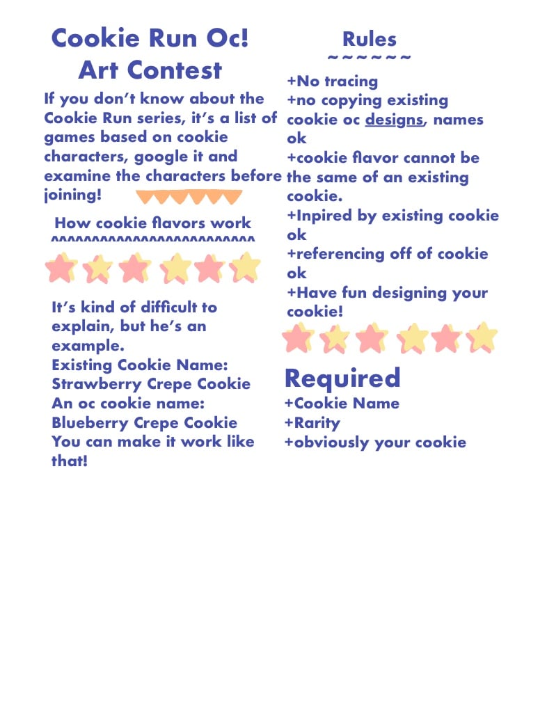 Cookie Run Contest Notability Gallery