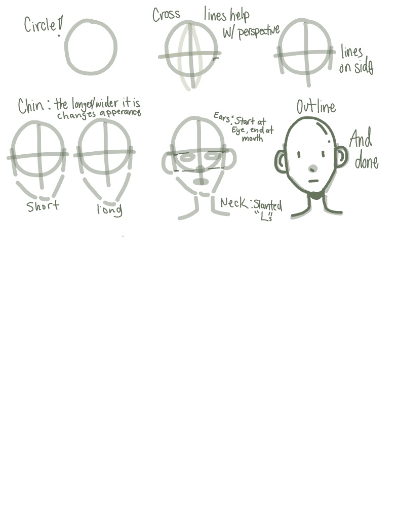 How To Draw Heads Front Facing Notability Gallery