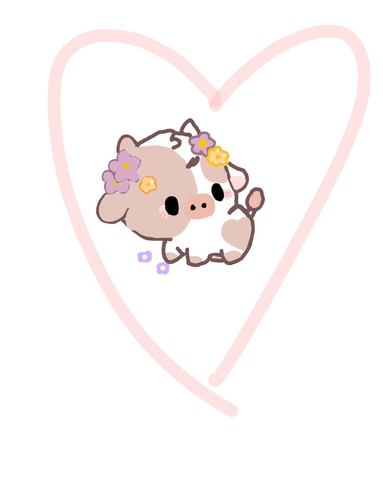 Cute Flower Cow Notability Gallery