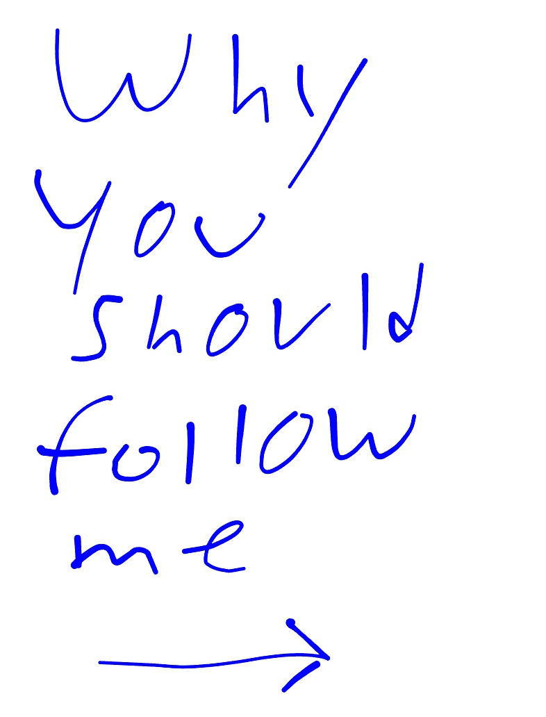 Why You Should Follow Me Notability Gallery