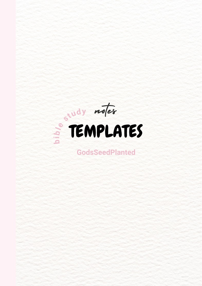 BIBLE STUDY Templates - Notability Gallery