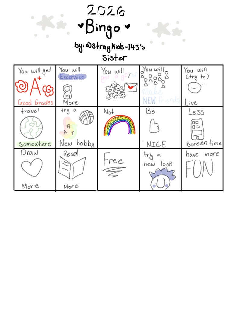 2026 Bingooooo - Notability Gallery