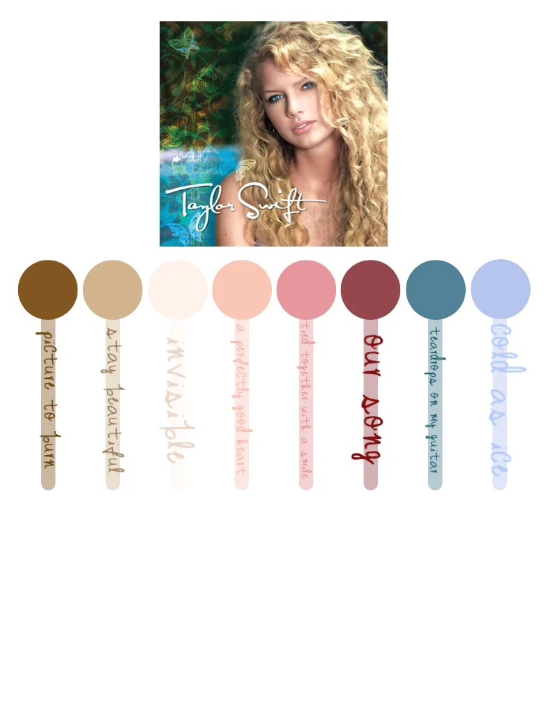 Taylor Swift Color Palette Notability Gallery