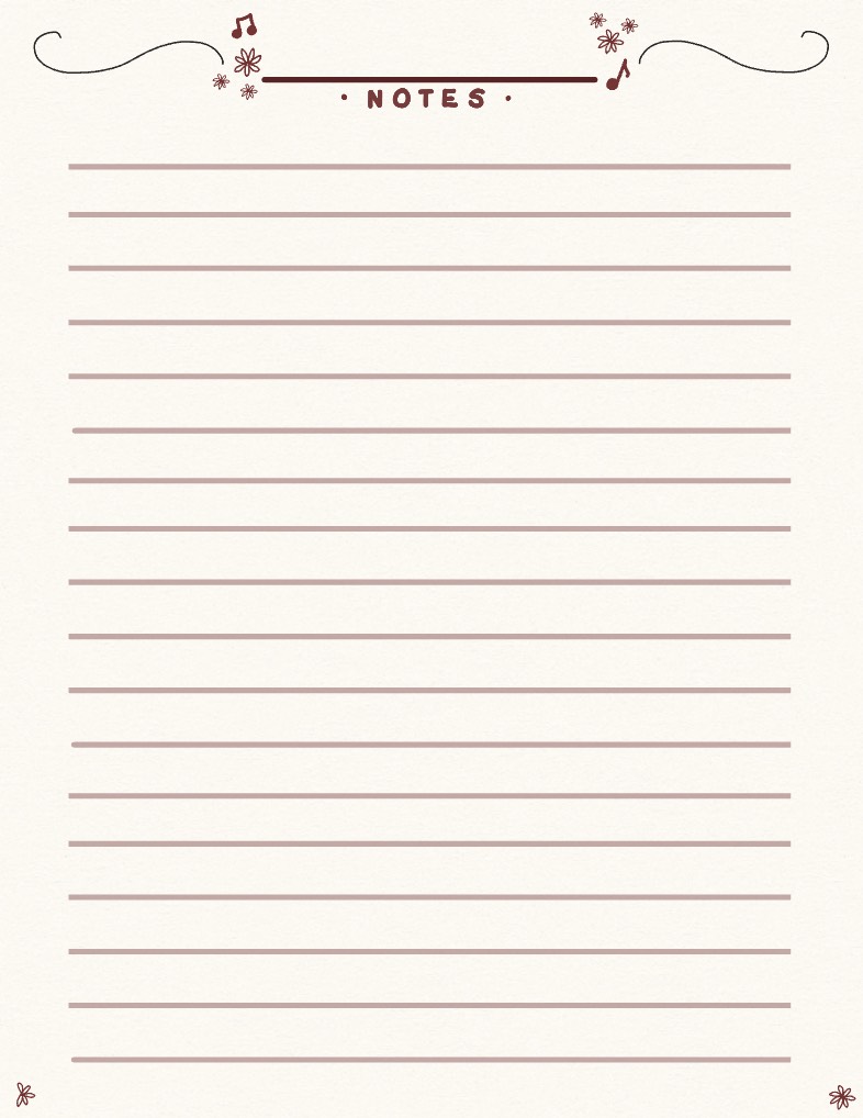 Dark Red And Beige Notes 🌹 - Notability Gallery