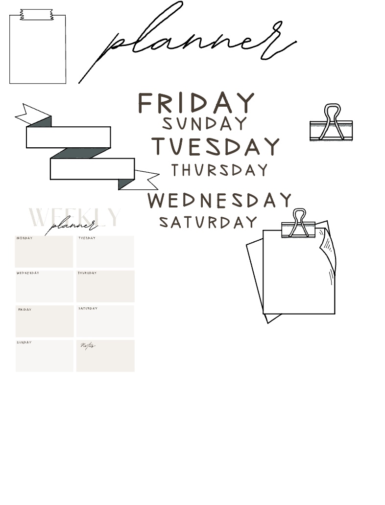 Black &White Sticker - Notability Gallery