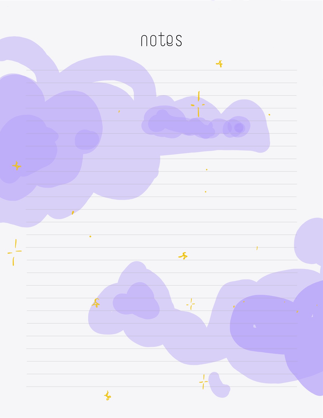 Starry Clouds - Notability Gallery