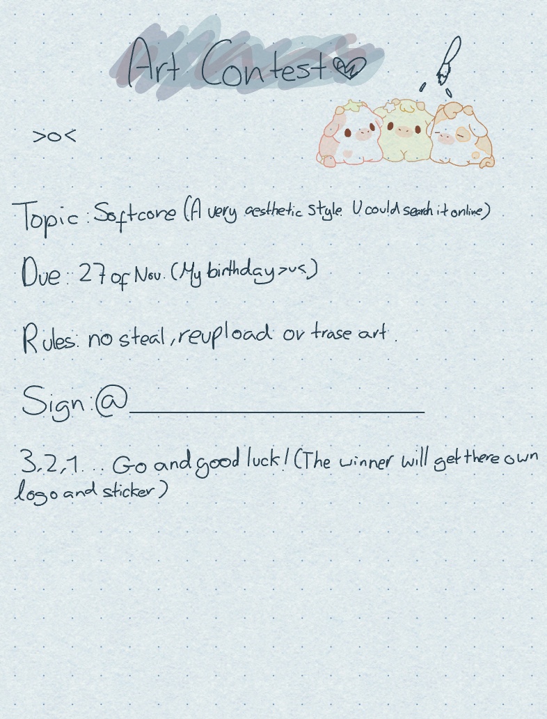 Here Is An Art Contest :) - Notability Gallery
