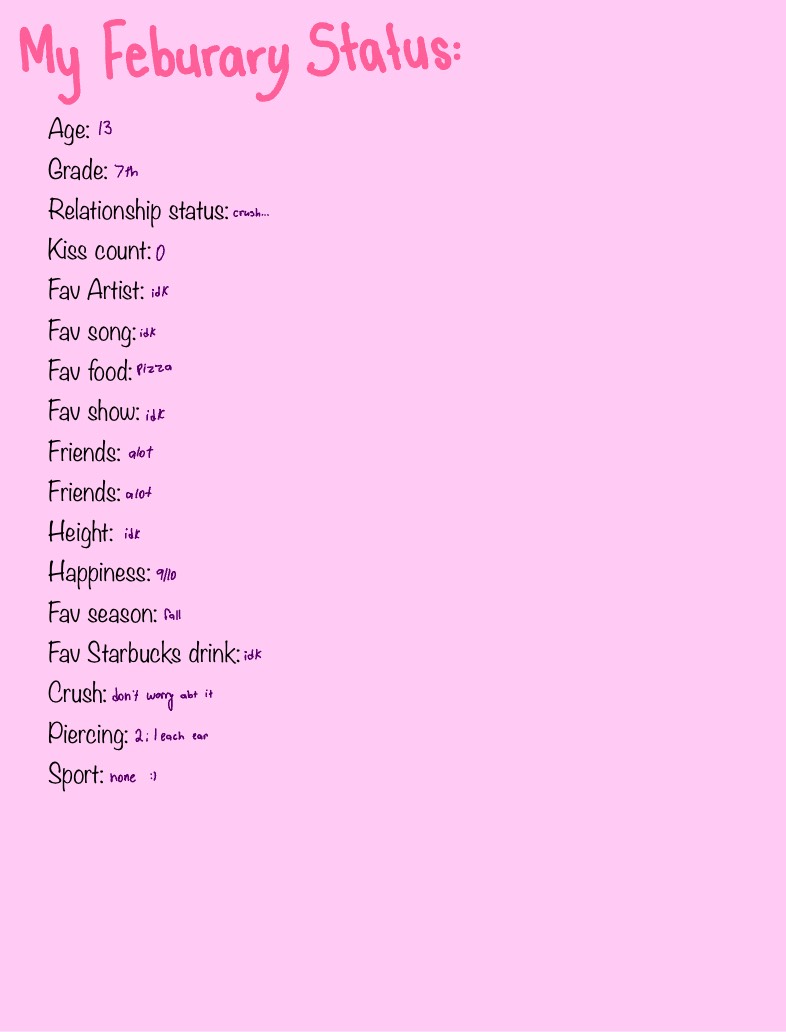 February Statusss - Notability Gallery