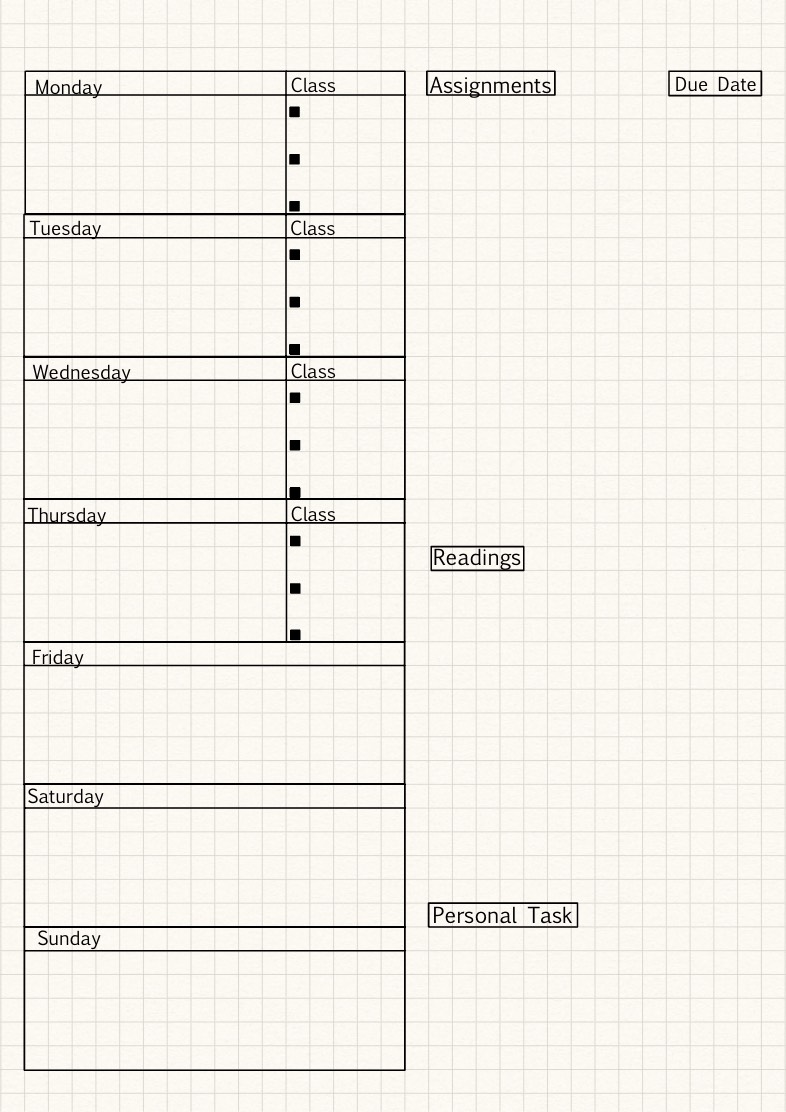 Weekly Assignments - Notability Gallery