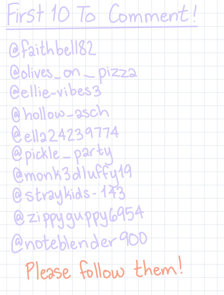 Shoutouts! (These Were The First 10 To Comment) - Notability Gallery