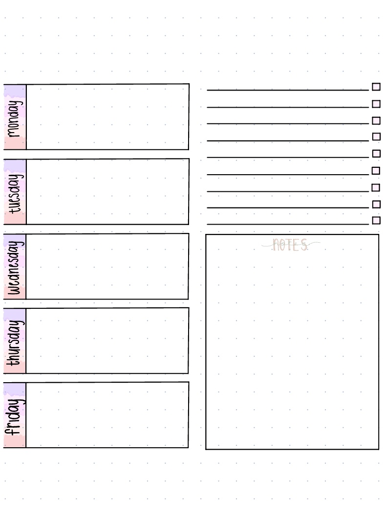 Weekly Planner - Notability Gallery