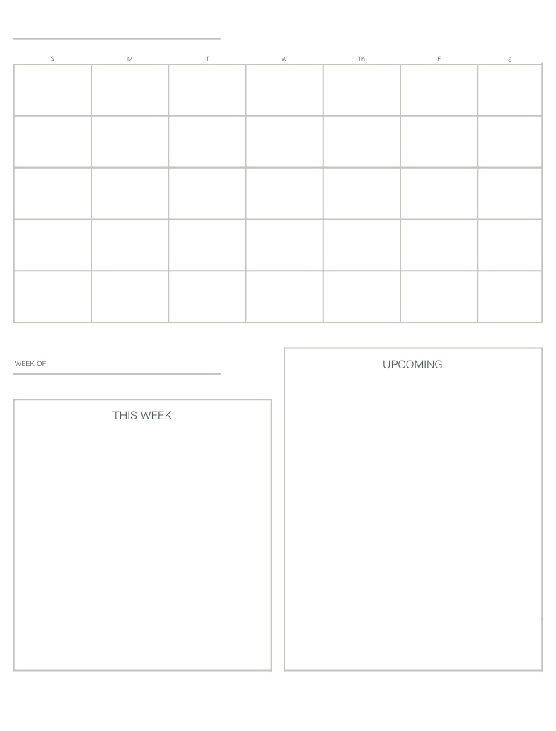 Monthly View + Notes - Notability Gallery