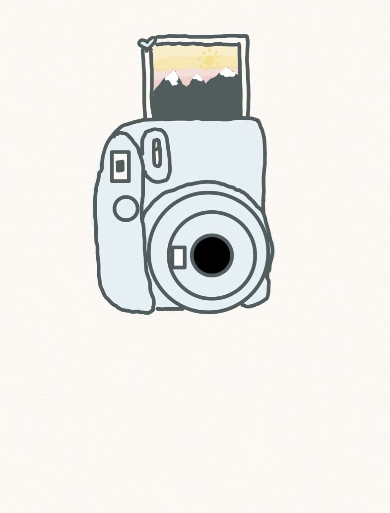 polaroid camera drawing tumblr