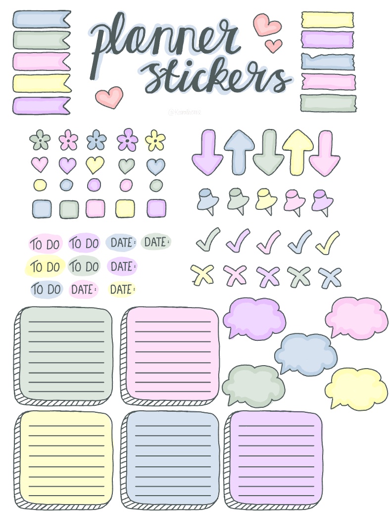 Planner Stickers - Notability Gallery