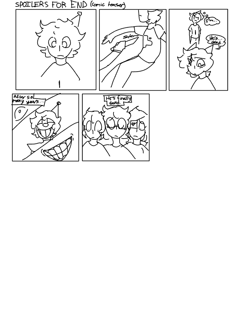 COMIC TEASER (probably Not Actual Ending) - Notability Gallery