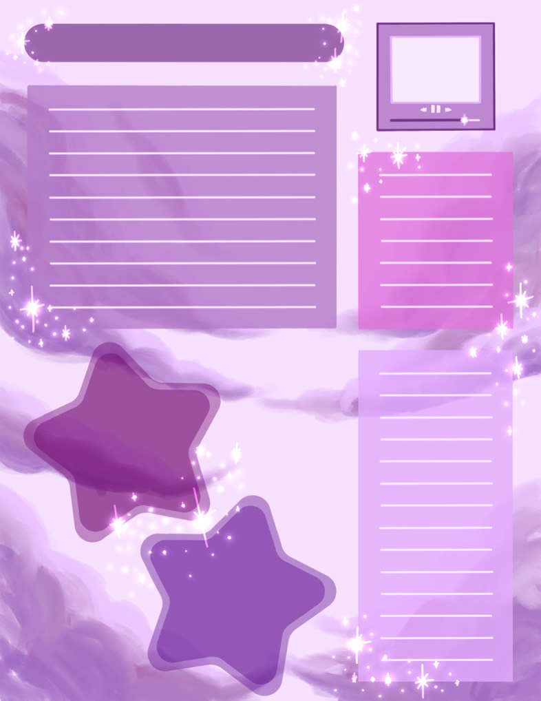 Purple Starry Notes - Notability Gallery