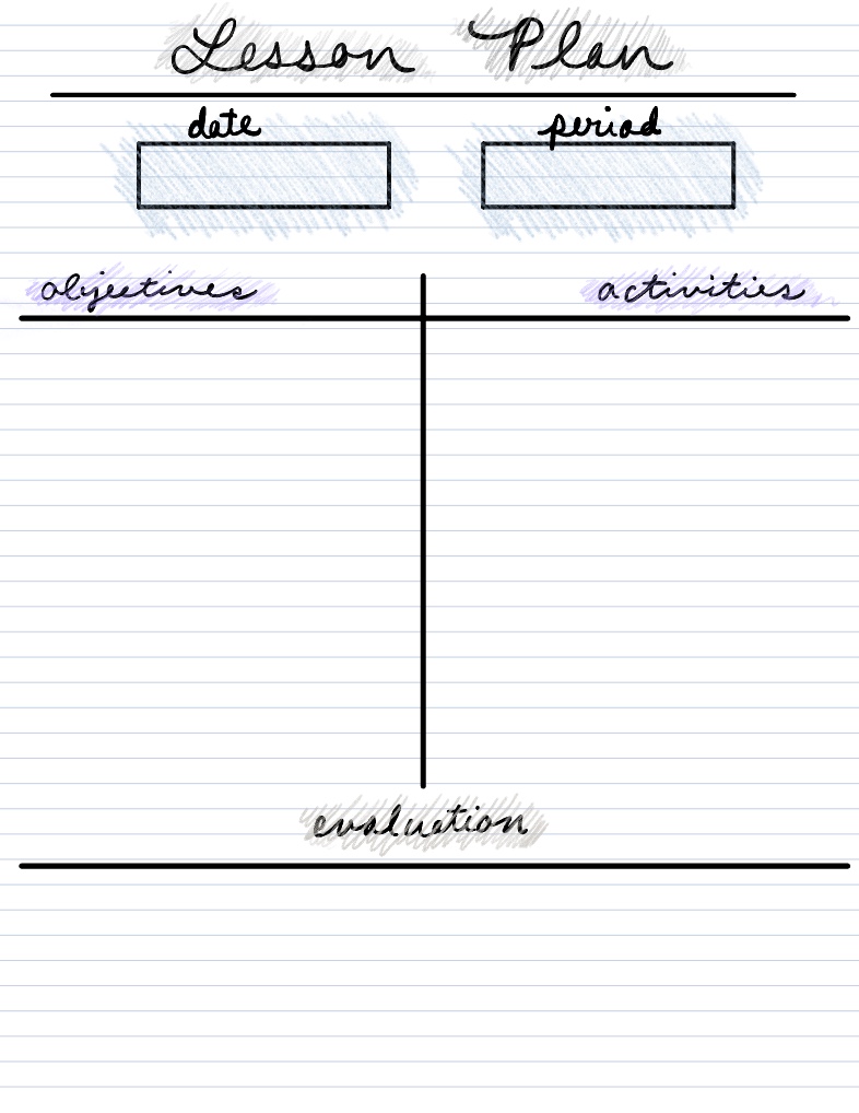 Lesson Plan Template - Notability Gallery