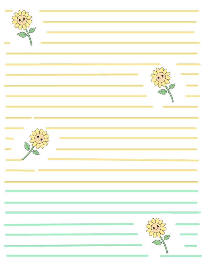 SunFlower Lined Notes - Notability Gallery