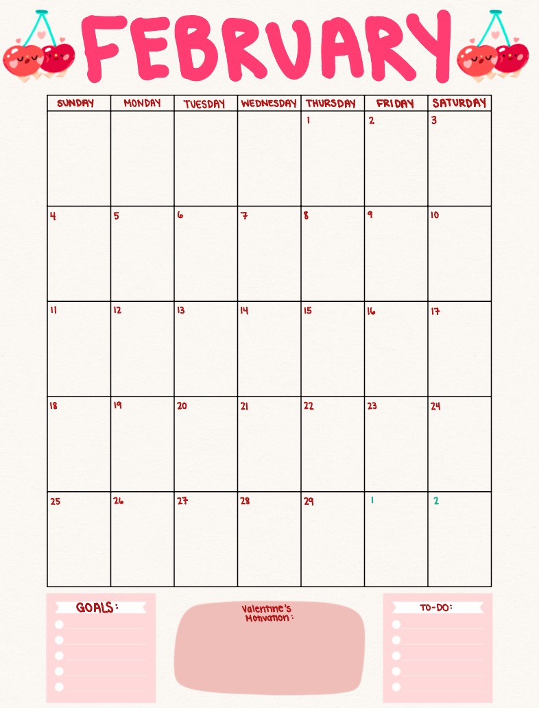 February 2024 Calendar-Gallery - Notability Gallery