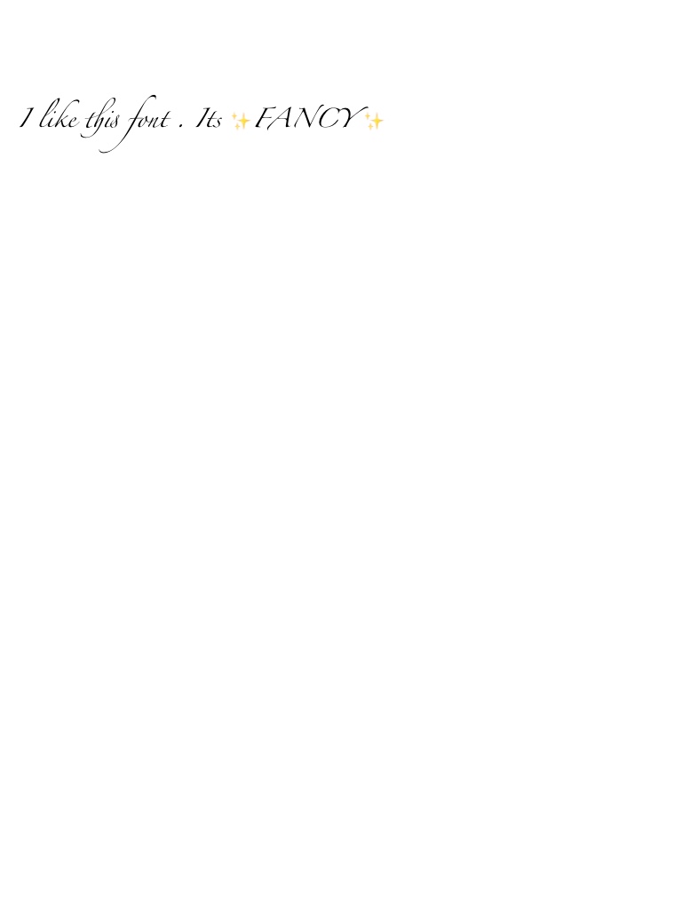 I Like This Font - Notability Gallery