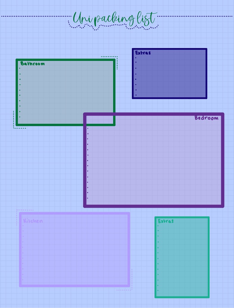 Uni Packing List - Notability Gallery