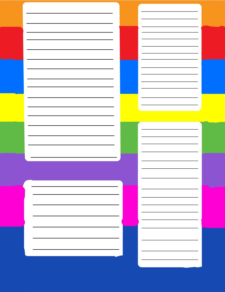 Note Template Rainbow - Notability Gallery