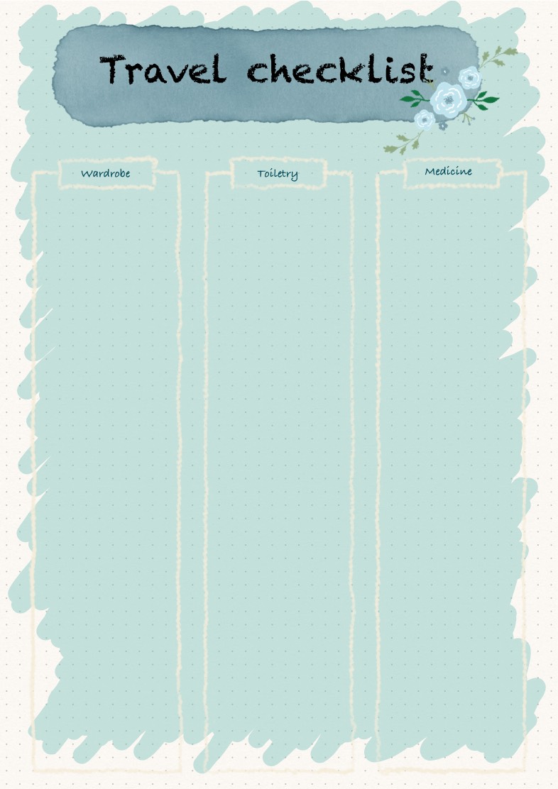 Travel Checklist - Notability Gallery