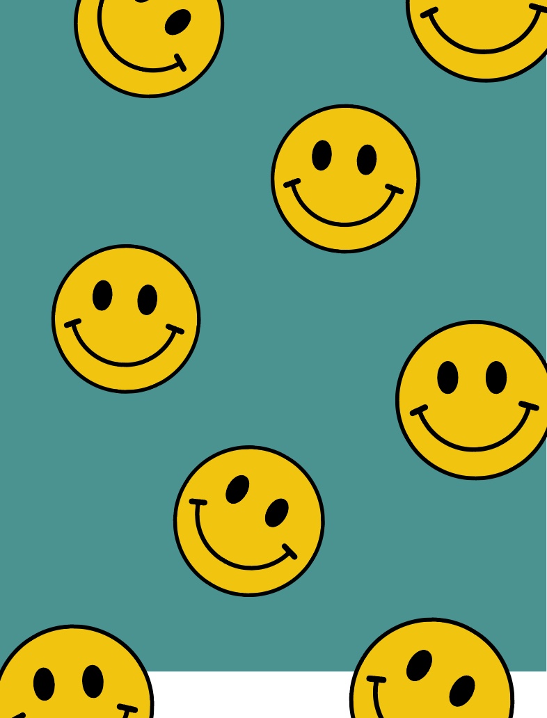 Smiley Face Wallpaper Stock Illustrations RoyaltyFree Vector Graphics   Clip Art  iStock