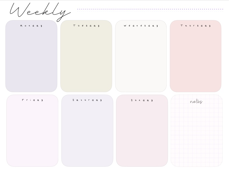 Weekly - Notability Gallery