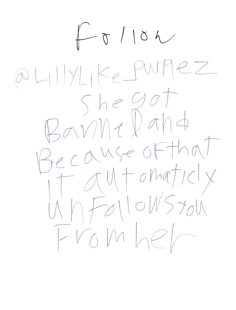 Please Follow Her. - Notability Gallery