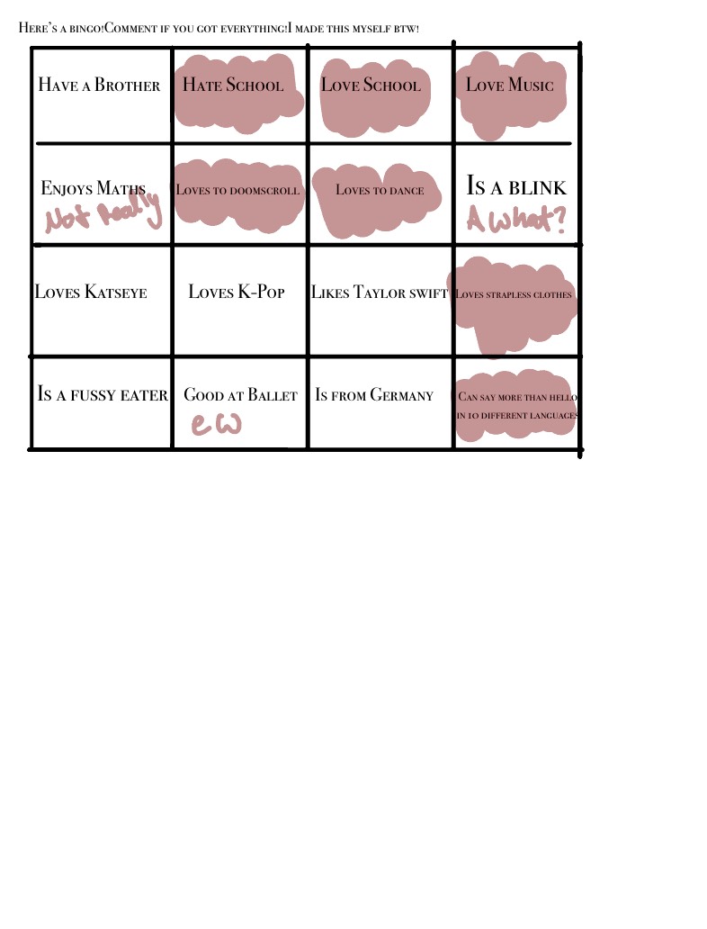 Here’s A Fun Bingo! - Notability Gallery