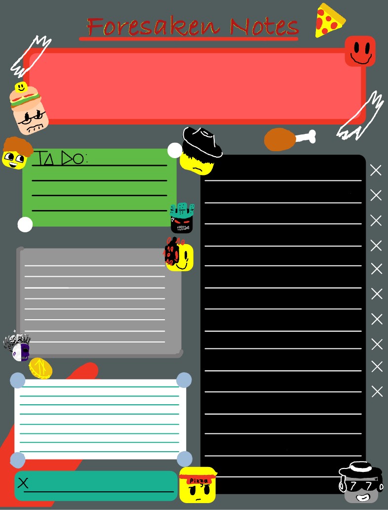 Forsaken Notes - Notability Gallery