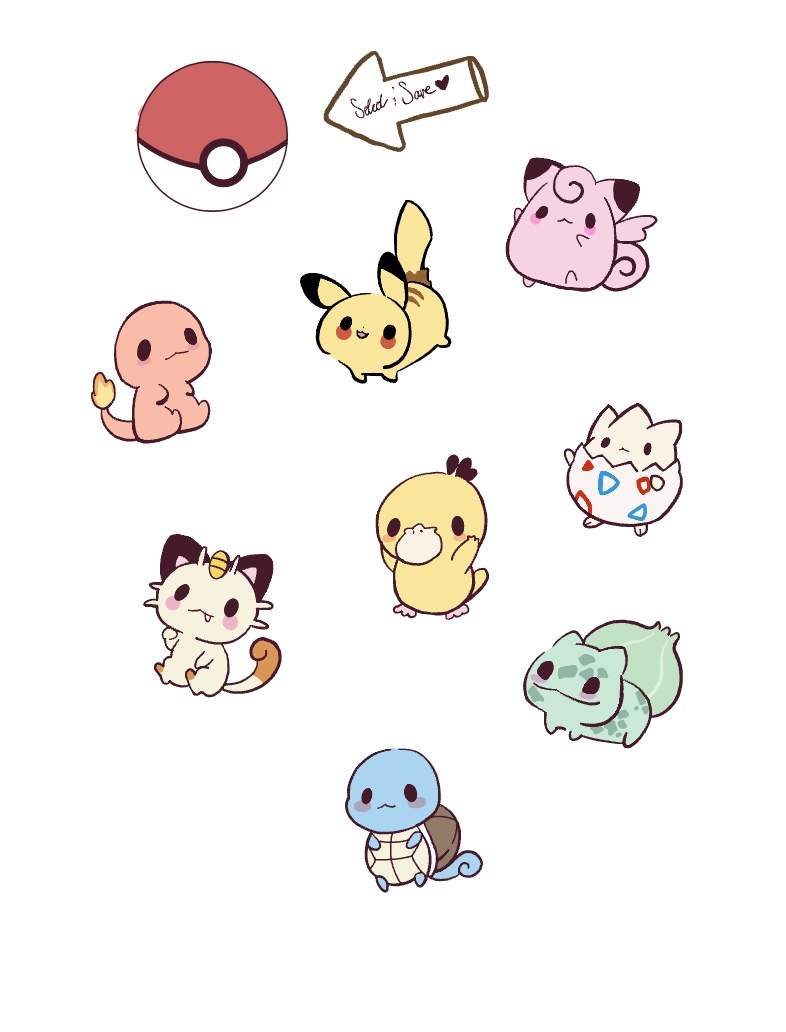 Stickers Pokémon