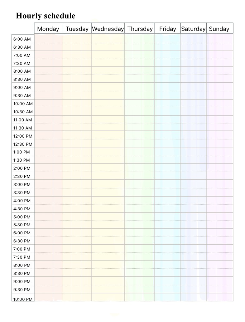 Timetable - Notability Gallery