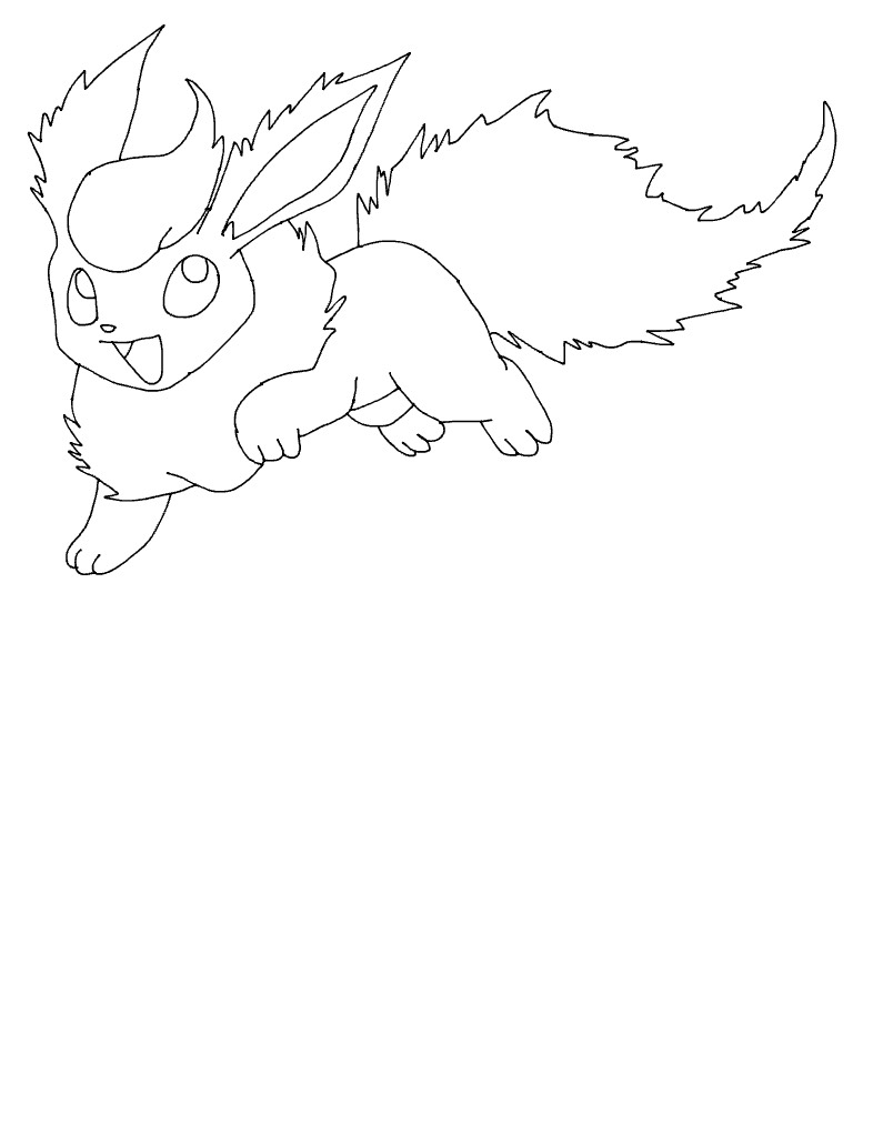 Flareon (non Colored) - Notability Gallery
