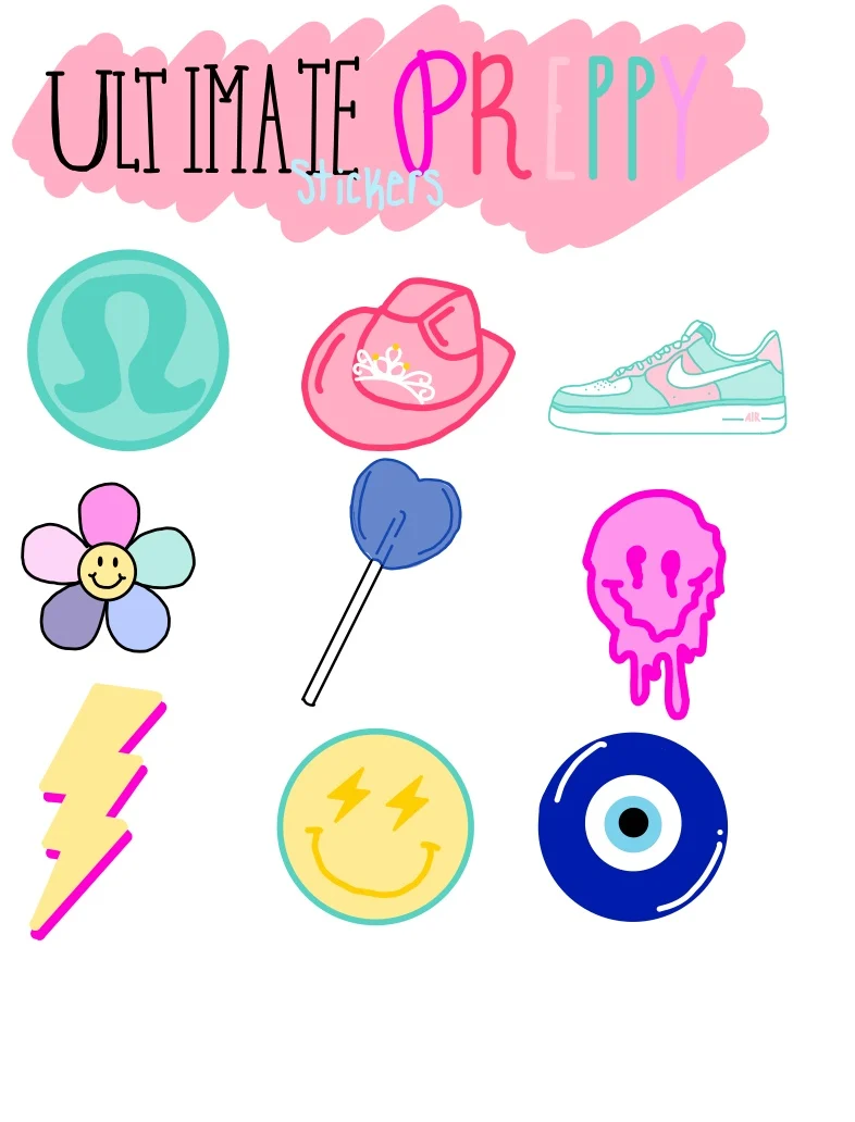 Preppy Stickers