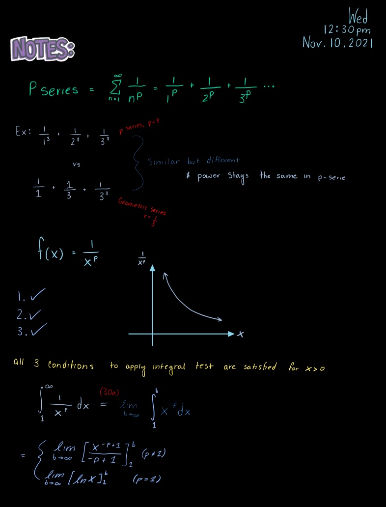 Section 6 4 The P Series Test Examples Notability Gallery   0 