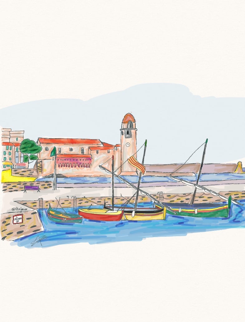 The Vue Of Collioure In France No Copyright Notability Gallery