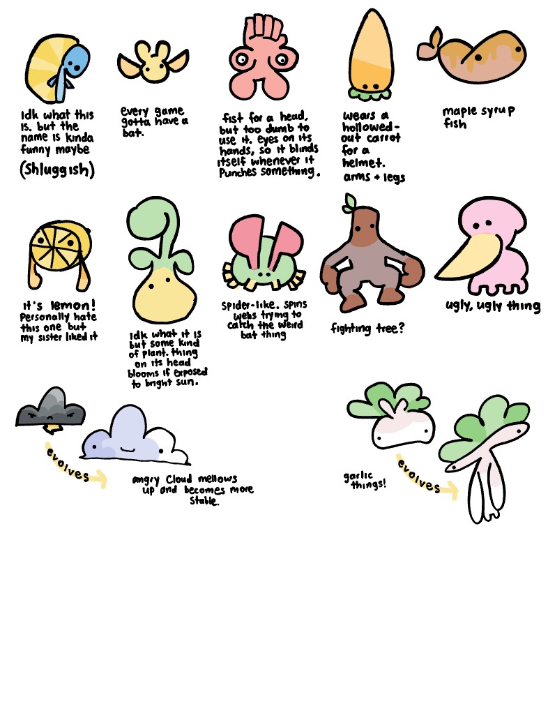 Fakemon Designs Do You Like - Notability Gallery