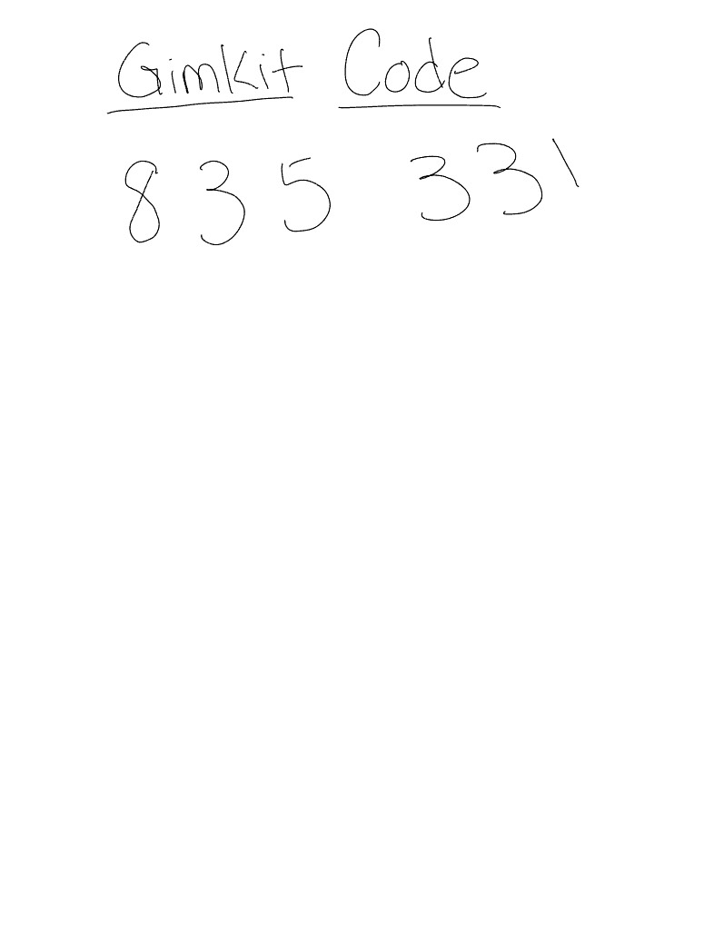 Gimkit Code! - Notability Gallery