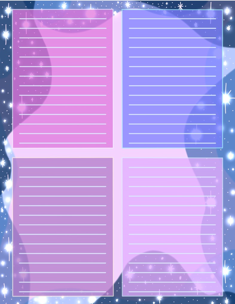 Starry Notecards - Notability Gallery