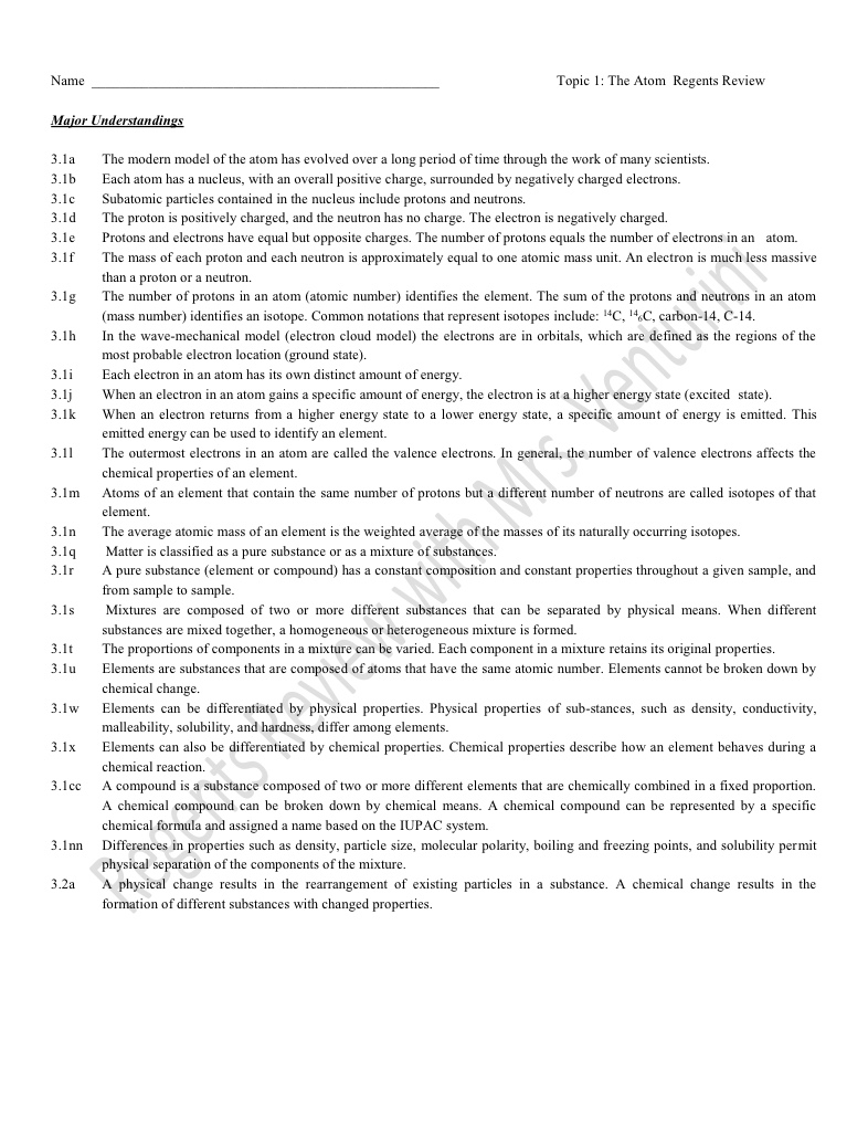 Chem Regents Review - Notability Gallery