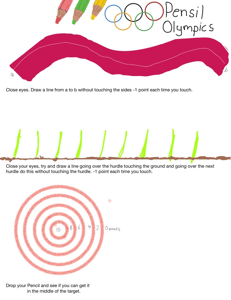 Activities Pencil Summer Olympics - Notability Gallery