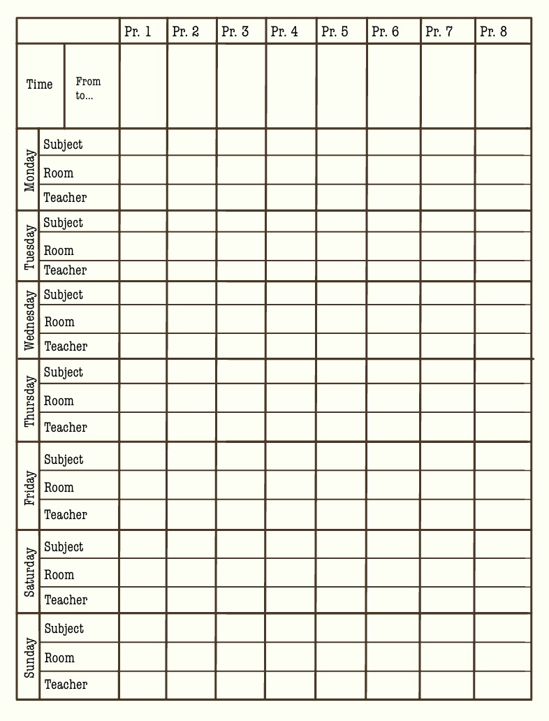 Schedule - Notability Gallery