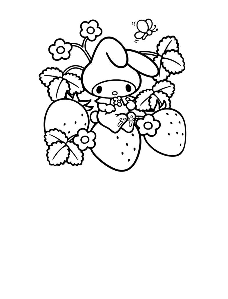 My Melody Coloring Page🩷 - Notability Gallery